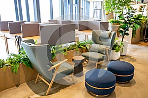 Area of Co-Working Space on social distancing with a luxury comfortable design for work as free and relax at True digital park , T