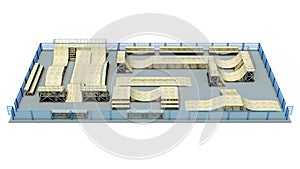 Area for inline skating