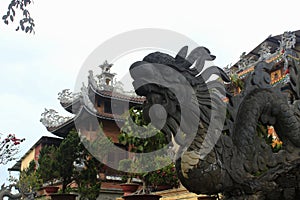 Area Ky Vien pagoda in Dalat, Vietnam