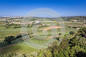 Area of Obidos town, Portugal