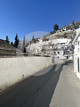 Area of Sacromonte, Granada, Spain