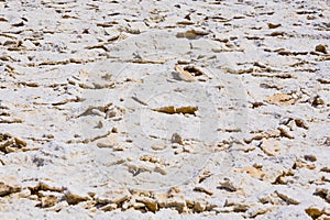 Area of salt plates in the middle of death valley, called Devil