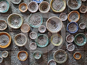 Circle patterns background backdrop