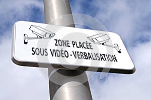 Area under video-verbalization