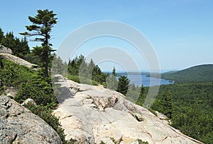 Areal view at Acadia National Park, Maine