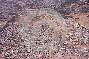 Areal view of Addis Ababa photo