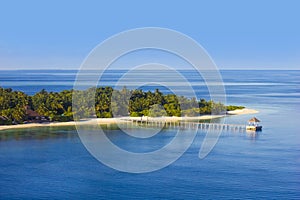 Areal view of Maldivian Atolls, Eden on Earth