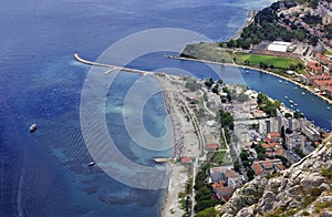 Areal View of Omis Town
