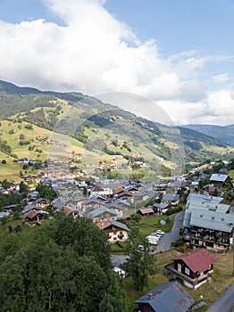 Areches Beaufort in the mountains of Savoie, France