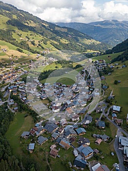 Areches Beaufort in the mountains of Savoie, France