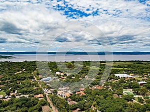 Aregua / Paraguay overlooking Lake Ypacarai photo