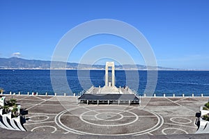 Arena dello Stretto at the beach in reggio Calabria photo