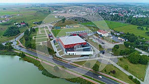 Arena Stadium Suwalki Stadion Aerial View Poland