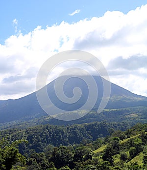 Arenal jungle volcano in Costa Rica Central America volcan active