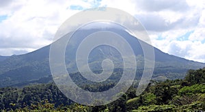 Arenal jungle volcano in Costa Rica Central America volcan active