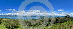 Arenal National Park with Arenal Volcano and Arenal Lake in Costa Rica