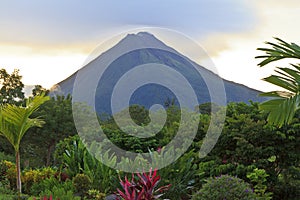 Arenal Volcano at Dusk photo