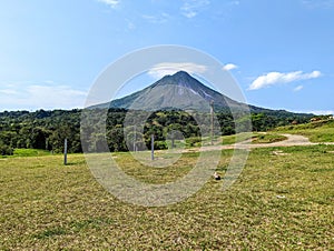 Arenal volcano in La Fortuna Costa Rica photo