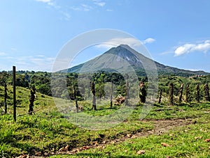 Arenal volcano in La Fortuna Costa Rica photo