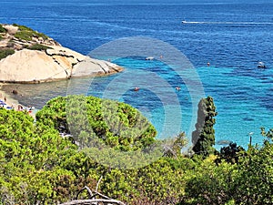 Arenella Beach in Giglio Island