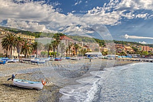 Arenzano coast of Ponente liguria