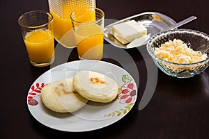 Arepas, breakfest photo