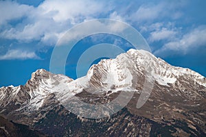 Arera. Mountain of the Bergamo Alps in Italy