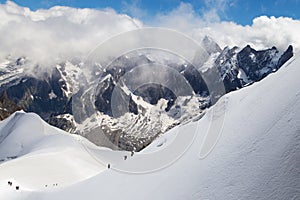 Arete de l'Aiguille du Midi photo