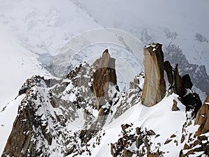 Arete des Cosmiques, Aiguille du Midi