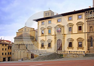 Arezzo Piazza Grande photo