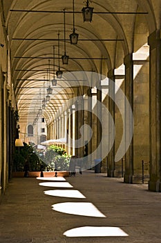 Arezzo - Porches to Piazza Grande