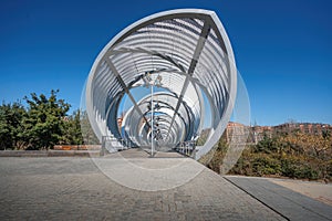 Arganzuela Footbridge at Madrid Rio Park - Madrid, Spain photo