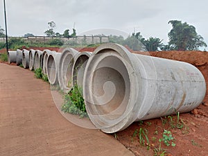 arge concrete sewage pipe photo