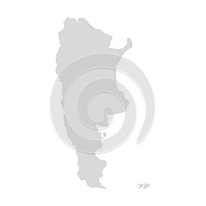 Argentina buenos aires vector map. Latin America argentina vector country shape map