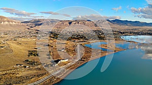 Argentina El Calafate Argentino Lake Aerial View