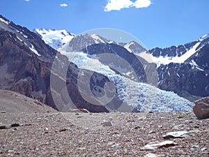 Argentina - Famous peaks of the Andes -Messa photo