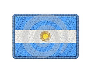 Argentina Flag Patch