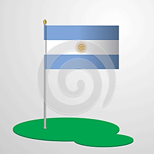 Argentina Flag Pole