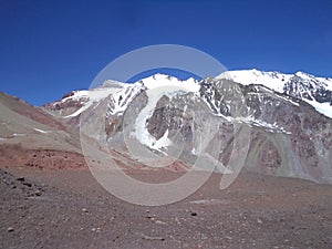 Argentina - Famous peaks - Hiking in Cantral Andes -Alma Negra and La Messa photo