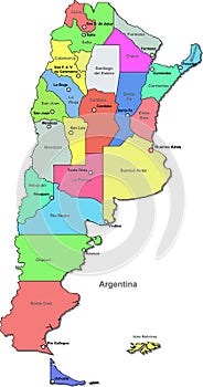 Argentina map