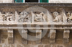 Argentina palace. Francavilla Fontana. Puglia. Italy.