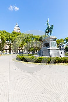 Argentina Rosario equestrian monument dedicated to Jose San Martin