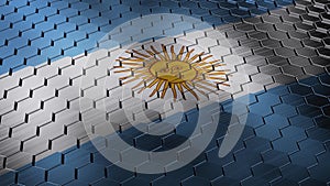 Argentina shield flag