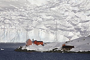 Argentine Base - Paradise Bay - Antarctica photo