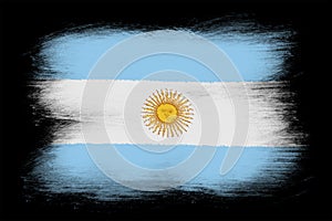 The Argentine flag