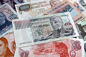 Argentine money photo