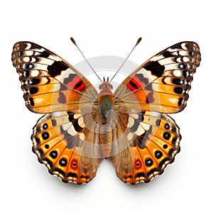 Argentine Painted Lady Butterfly: Meticulously Detailed Large-scale Photography