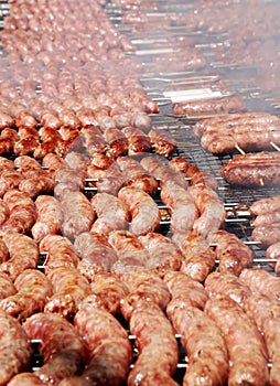 Argentinean barbecue sausages photo