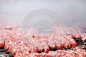 Argentinean barbecue sausages photo