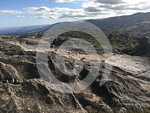 Argentinian Andes mountains during summer